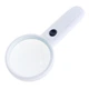 Лупа ручная с подсветкой Magnifier MG6B-5, 75 мм - 3х - изображение 1
