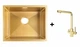 Комплект Gunter&Hauer: Кухонная мойка Ruwer 5522 Gold + Cмеситель PERLE Gold - изображение 1
