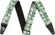 Ремень гитарный Fender Strap 2" Hawaiian Straps Green Floral - изображение 1