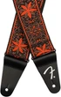 Ремень гитарный Fender Strap 2" Pasadena Woven Orange Wallflower - изображение 2