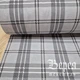Тканина фланель Клітинка ширна 240 см сіра - зображення 2