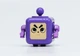 Антистрес Іграшка Fidget Robot Фіджет Куб для Зняття Стресу Фіолетовий (01145) - зображення 1