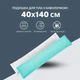 Подушка Дакімакура з наволочкою 40х140 см IDEIA NORDIC COMFORT+ антиалергенна біла горошок м'ята (8-35551*001) - зображення 5