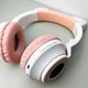 Беспроводные наушники Cat Ear Borofone BO18 Белый - изображение 5