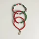 Набір новорічних браслетів з підвіскою олень "Festive Christmas" Honey Fashion Accessories різнокольоровий (120277) - изображение 3