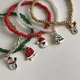 Набір новорічних браслетів з підвіскою дзвіночки "Festive Christmas" Honey Fashion Accessories різнокольоровий (120270) - изображение 9