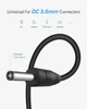 Кабель UGREEN US277 USB 2.0 to DC 3.5mm 5V/2A 1m Black (10376) - изображение 4