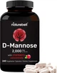 Добавка преміум-класу для здоров'я сечовивідних шляхів NatureBell D-Mannose 500mg 240 капсул - зображення 1