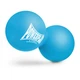 Масажний силіконовий подвійний м'яч PowerPlay PP-4355 Silicone Lacrosse Peanut Ball (6.3*12.6см.) Синій - изображение 2