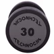 Гантель цельная профессиональная TECHNOGYM (1шт) Pro 30кг (полиуретановое покрытие, вес 30кг) (LN-1254-30) - изображение 3