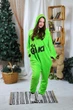 Піжама кігурумі Kigurumi для дівчинки Тепла Різдвяна Грінч Зелений на зріст 175-182 см (204941) - зображення 7