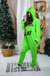 Пижама кигуруми Kigurumi для девочки Теплая Рождественская Гринч Зеленый на рост 110-120 см (204941) - изображение 3