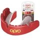 Капа OPRO Gold Braces під брекети зросла (вік 11+) Red/Pearl (art.102506003) - зображення 1
