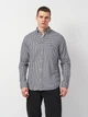 Рубашка хлопковая мужская GANT Reg Light Twill Gingham Shirt 3240193-444 S Синяя (7325707777769) - изображение 1