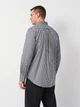 Рубашка хлопковая мужская GANT Reg Light Twill Gingham Shirt 3240193-444 S Синяя (7325707777769) - изображение 2