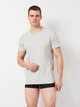 Набор футболок нательных мужских хлопковых GANT C-Neck T-Shirt 2-Pack 900002008-18 M 2 шт Серый/Синий (7325707479212) - изображение 4