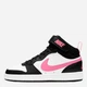 Підліткові високі кеди для дівчинки Nike Court Borough Mid 2 (Gs) CD7782-005 39 (6.5US) Чорні (194953181241) - зображення 3
