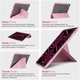 Чехол для планшета ArmorStandart Y-Type PEN для Apple iPad Pro 11 2025/2024 с креплением для стилуса Apple Pencil Pink (ARM77535) - изображение 3