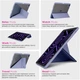 Чехол для планшета ArmorStandart Y-Type PEN для Apple iPad Pro 11 2025/2024 с креплением для стилуса Apple Pencil Purple (ARM77533) - изображение 3