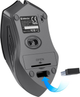 Компьютерная мышка беспроводная Defender Accura MM-275, USB, оптическая, 1600 dpi, 6 кнопок, 1xAA Black/Blue - изображение 4