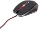 Комп'ютерна миша Gembird Optical, USB, 2400 dpi Black/Red - зображення 3