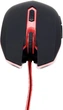 Комп'ютерна миша Gembird Optical, USB, 2400 dpi Black/Red - зображення 4