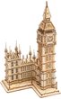 3D Puzzli drewniane Nice Idea LED Big Ben 10 x 11 x 19 cm 220 elementów (6974280920584) - obraz 7