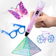3D ручка з LCD дисплеєм 3D-Pen 3D принтер для малювання з трафаретом Рожева - изображение 6