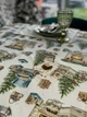 Скатерть водоотталкивающая новогодняя Delux Textil Новогодние камины 140 х 110 см (367809) - изображение 5