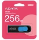 Флеш накопитель USB 256Gb ADATA UV128, Black/Blue, USB 3.2 Gen 1, до 100 МБ/с (AUV128-256G-RBE) - изображение 3