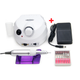 Фрезер для маникюра и педикюра Nail Drill ZS-601 65 Вт 45 000 об/мин (аппарат для маникюра и педикюра) Белый + Щетка маникюрная "утюжек" для удаления пыли (малая) - изображение 6