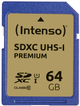 Karta pamięci Intenso Premium SDXC 64GB Class 10 UHS-I (3421490) - obraz 1