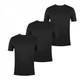 Футболка Donnay Three Pack V Neck Black, S (44) (10098844) - изображение 1