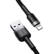 Кабель Baseus Cafule Cable USB For Lightning 1.5A 2m Gray+Black (CALKLF-CG1) - изображение 5