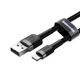 Кабель Baseus Cafule Cable USB For Lightning 1.5A 2m Gray+Black (CALKLF-CG1) - изображение 7