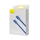 Кабель Baseus Crystal Shine Series Fast Charging Data Cable Type-C to iP 20W 1.2m Blue (CAJY000203) - изображение 2