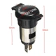 Авто розетка 12V разъем гнездо адаптер питания - изображение 3