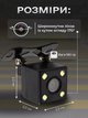 Автомобильная камера заднего вида HD 22 мм 4 led универсальная Andowl Q-DC2X1 широкоугольная ночное видение регулируемый кронштейн - изображение 6