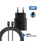 Мережевий зарядний пристрій 25W Fast Charger Type-C + Кабель USB-C to USB-C 1m - зображення 1
