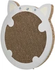 Когтеточка для кошек Trixie картон 31х2.5х32.5 cм с кошачьей мятой Светло-Серая (4011905480411) - изображение 1