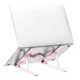 Подставка для ноутбука складная из ABS пластика UFT T52P Pink - изображение 2