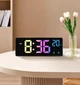 Цифровые Электронные настольные LED Часы DS-6631 Будильник Дата Температура Colorfull Black - изображение 7