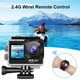Екшн камера WiFi 4K + Пульт 2 дисплеї Action Camera AQ60AR - изображение 3