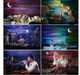 Проєктор нічник зоряного неба з блютузом і колонкою Aurora Moon Star Projector - изображение 5
