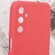Силиконовый чехол Candy Full Camera для Samsung Galaxy A24 4G Красный / Camellia Без бренда - изображение 3