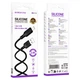 Кабель зарядки BOROFONE BX113 Silicone USB to Micro (2.4А) fast charge (1M) швидка зарядка для телефона/смартфона Чорний - изображение 2
