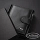 Гаманець чоловічої Classic з натуральної шкіри DR. BOND PR-221221-36760 чорний - зображення 7