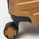 Чемодан Palmera T105002Gold-M 42 л Золотистый (ROZ6501054947) - изображение 10