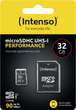 Karta pamięci Intenso microSDHC UHS-I Performance Class 10 32GB + adapter SD (3424480) - obraz 4