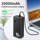 УМБ VHG M16 30000 mAh QC3.0+PD3.0 65W Laptop Power Bank, Black - зображення 3